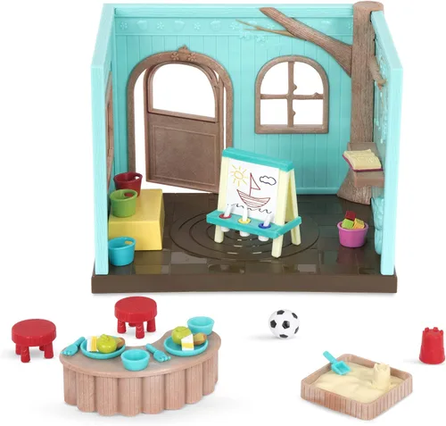 Miniatura 3 de Li'l Woodzeez Li'l Luvs & Hugs Nursery - Juego de casa de muñecas - Muebles y accesorios en miniatura incluidos - Juego de simulación durante más
