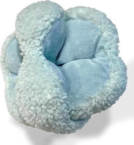 Miniatura 7 de Glory To Dog Blue Snuffle Knot - Juguete Interactivo para Perros, Pelota Rompecabezas de 4" con 8 Chilladores y Crujido – Juguete de Enriquecimiento