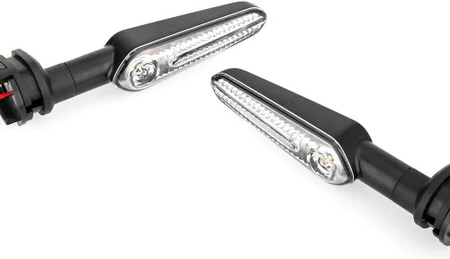 Miniatura 2 de Indicadores LED de Señal de Giro Delanteros y Traseros Compatibles con Yamaha YZF R1 R3 R6 R7 R9 R15 R25 YBR 125/250, MT-125/-07/-10, FZ-25/-010