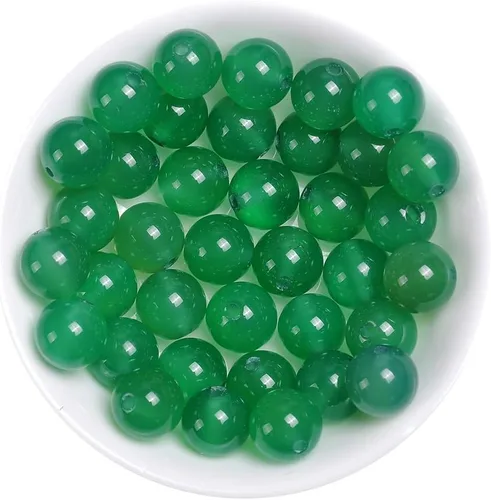 Miniatura 6 de Cuentas de piedra natural de 0.079 pulgadas (0.079 in), piedras preciosas de cuarzo ahumado, cuentas sueltas y redondas de cristal energético