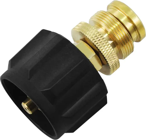 Miniatura 6 de MENSI Adaptador de cilindro de propano convertido a 1 "-20UNEF Adaptador de manguera flexible desechable para parrilla de barbacoa, calentador