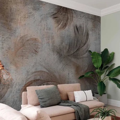 Miniatura 2 de artgeist Mural de pared de plumas de 98 x 69 pulgadas, tamaño XXL, no tejido, de forro polar, para decoración de pared, impresión fotográfica, #10