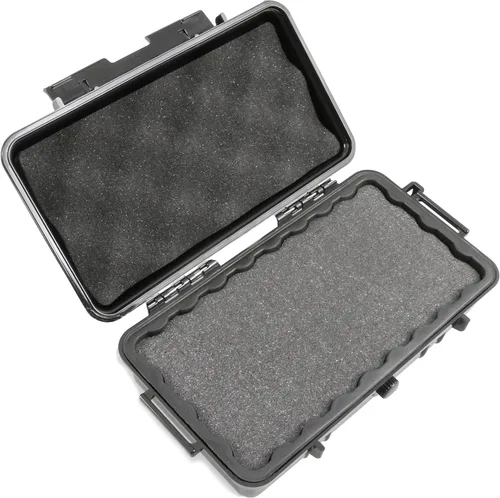 Miniatura 8 de CASEMATIX Estuche rígido pequeño impermeable de 9.5 pulgadas con espuma personalizable para electrónica portátil, herramientas y accesorios, funda