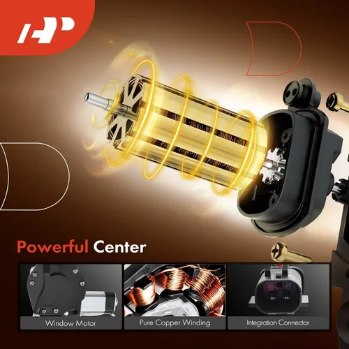 Miniatura 4 de A-Premium Elevalunas eléctrico con motor delantero del lado del conductor compatible con Jeep Grand Cherokee 1999-2000 Sport Utility delantera