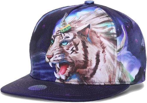 Miniatura 27 de Quanhaigou - Gorra con visera para hombre y mujer, estilo Hip Hop, con visera plana colorida, gorra de béisbol ajustable para adolescentes Coco Rojo