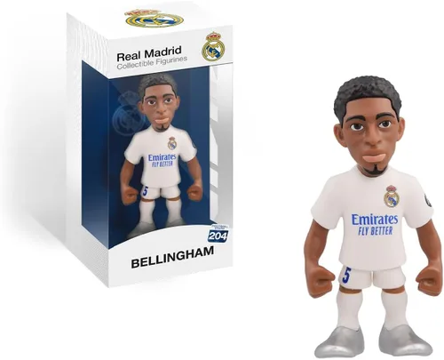 MINIX FIGURINAS COLECCIONABLES - Figura Coleccionable Deportiva de 12 cm, Jude Bellingham - Real Madrid