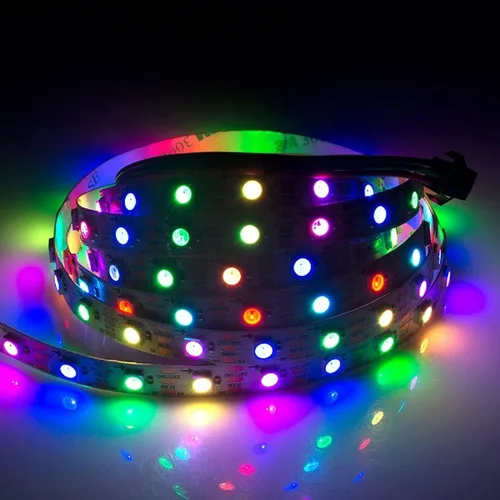 Miniatura 6 de WS2812B Tira de luz LED individual direccionable a todo color SMD 5050 RGB Pixel Strip DC5V