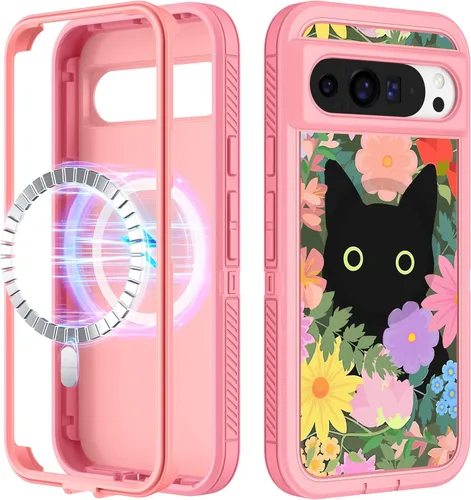 Miniatura 38 de Funda para Moto G 5G 2024 – Compatible con MagSafe para mujeres y niñas, bonita funda protectora magnética para teléfono, diseño femenino Kawaii
