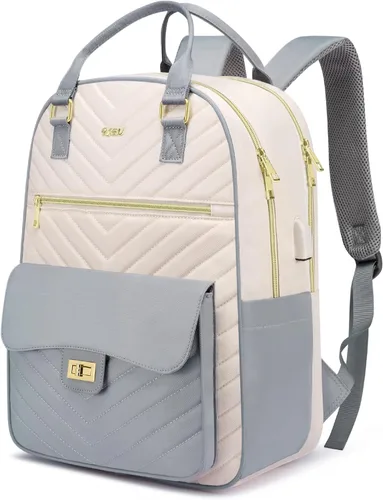 Miniatura 10 de Linda Mochila Estética para Escuela Secundaria y Preparatoria, para Adolescentes y Estudiantes Universitarias, Mochila para Laptop para Mujeres