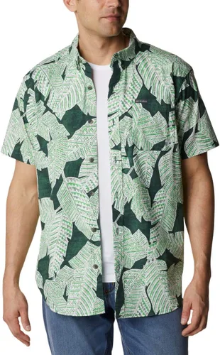 Miniatura 7 de Columbia - Camisa de manga corta para hombre Rapid Rivers con estampado, con cómodo elástico Colegial Navy Outback