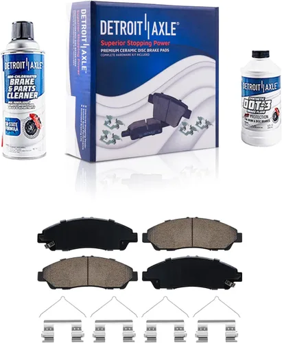 Miniatura 111 de Detroit Axle - Pinza de disco del lado del acompañante + pastillas de freno de cerámica de repuesto para Lexus HS250H Toyota RAV4 Prius V Scion xB