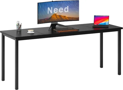 Need Escritorio de oficina ejecutivo de 70.8 pulgadas, escritorio de computadora grande y elegante, escritorio de escritura de estudio simple,