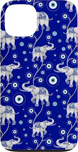 Miniatura 7 de Funda con dije de elefante de mala suerte para iPhone 17