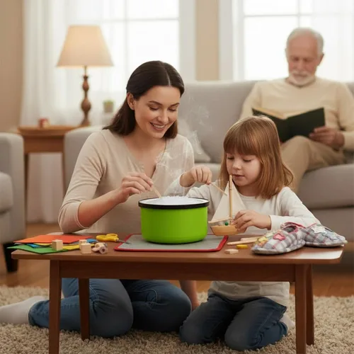 Miniatura 7 de Olla eléctrica de pegamento para manualidades con pellets de 1 libra, temperatura ajustable de 225-400 °F, olla caliente de 5.4 fl oz, diámetro