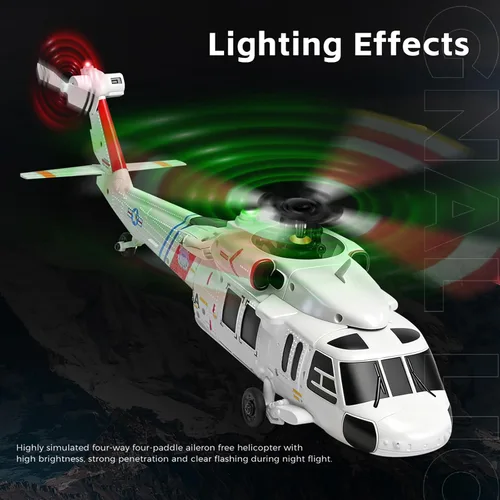 Miniatura 8 de Helicóptero de control remoto K270 UH60L 2.4Ghz 4CH Helicóptero RC Heli Aileronless giroscopio de 6 ejes Presión de aire Retención de flujo óptico
