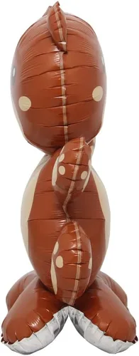 Miniatura 5 de Globo autoportante 3D Animal Zorro Koala León Elefante Panda Vaca Conejo dinosaurio Triceratops Stegosaurus para baby shower, globos de aluminio