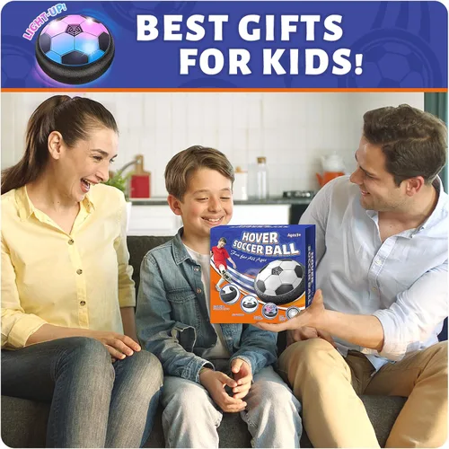 Miniatura 7 de Officygnet Hover Soccer Ball para Niños, Juguetes de Interior Regalos para Niños de 6, 7, 8, 9, 10, 11, 12 Años de Edad, Juguetes de Fútbol Flotante
