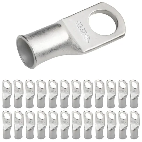 Miniatura 249 de SELTERM 5 piezas terminales de cable de cobre estañado 1/0 AWG perno de 1/2", extremos de cable de batería, terminales de anillo, conectores