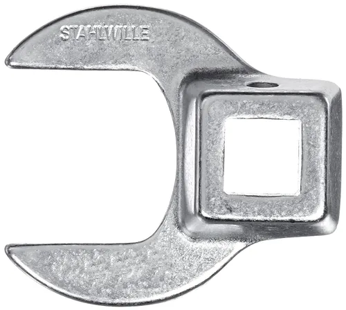 Miniatura 10 de Stahlwille 01200008 Llave de pie de gallo, 1/4" de accionamiento cuadrado, hecha de acero de aleación de cromo y cromado, tiene mordazas
