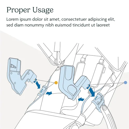 Miniatura 5 de UPPAbaby Adaptador de asiento de automóvil para cochecito Ridge, compatible con asientos de automóvil infantiles Maxi-Cosi, Nuna y Cybex, fijación