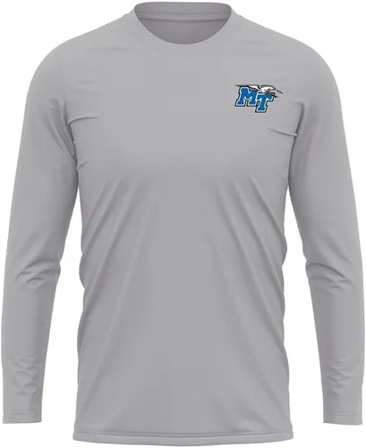 Miniatura 73 de Camisa deportiva de manga larga oficial de la NCAA Collegiate para hombre, con logotipo en el pecho izquierdo, colección Athletic Heather