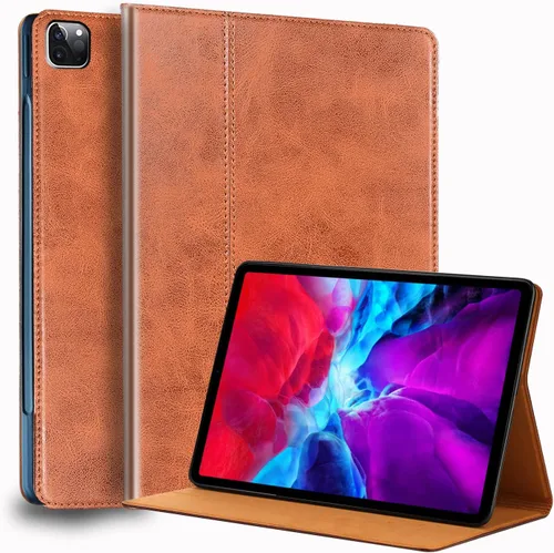 Miniatura 8 de Funda de piel auténtica para iPad Pro de 11 pulgadas de 4ª/3ª/2ª/1ª generación, carcasa protectora de piel auténtica para 2022/2021/2020/2018