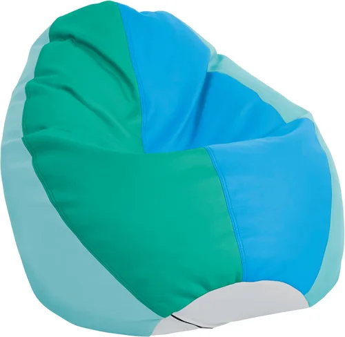 Miniatura 15 de FDP SoftScape Puf con diseño de respaldo alto en forma de gota de rocío, para niños, adolescentes y adultos, asiento alternativo para dormitorios