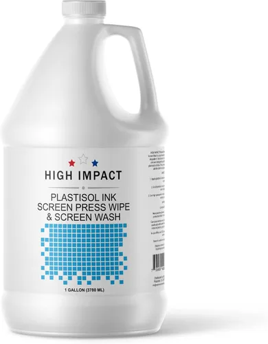 Lavado de pantalla de plastisol de alto impacto, tinta degradante y limpiador para tintas de serigrafía en el fregadero y en prensa, diseñado para