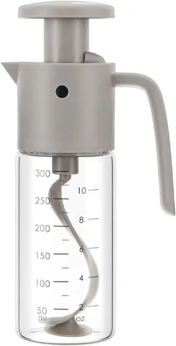 Miniatura 8 de Vucchini Botella mezcladora de aderezo para ensaladas, contenedor de aderezo de ensalada casero - Ketchup de almacenamiento de jugo de vidrio sin