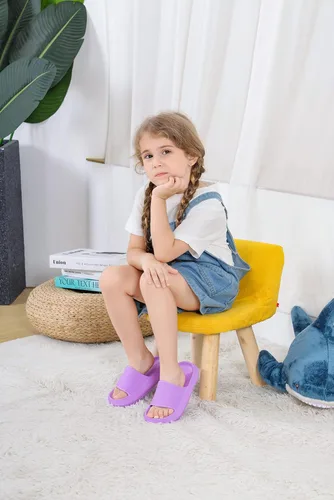 Miniatura 6 de Youecci Sandalias de nube para niños, sandalias de ducha, sandalias de baño, piscina, cómodas pantuflas de suela gruesa, zapatos de playa