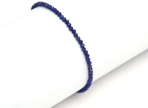 Miniatura 72 de Gempires - Pulseras de cuentas de piedras preciosas hechas a mano, ligeras, de cristal, para uso diario, hipoalergénicas, de 8 pulgadas, chapadas