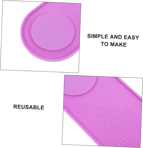 Miniatura 4 de VILLCASE Moldes de silicona, 2 moldes para manualidades para pomo de puerta, moldura decorativa