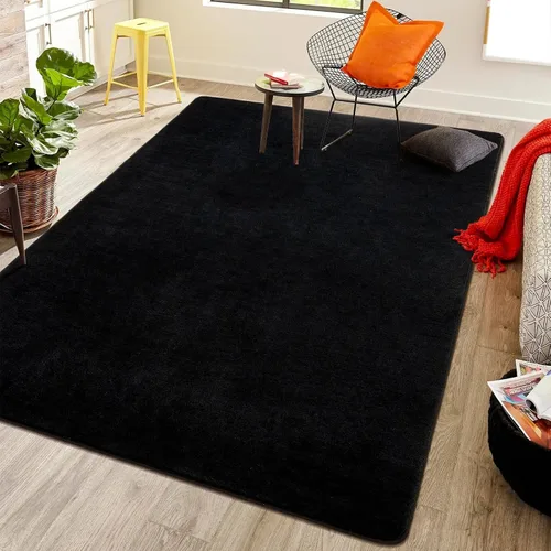 Miniatura 23 de Softlife Alfombra verde de 2 x 6 pies para dormitorio, sala de estar, lavable, suave, esponjosa, alfombra de pasillo antideslizante, alfombra