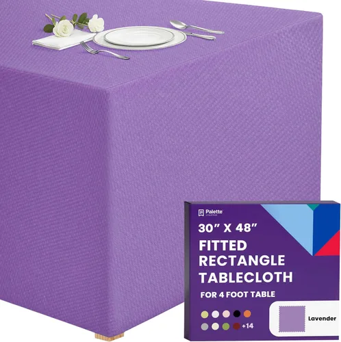 Miniatura 42 de Gee Di Moda - Mantel rectangular a medida en poliéster lavable para mesa de 4 pies, ideal para mesa de bufé, fiestas, cenas, bodas, vacaciones