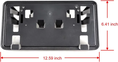 Miniatura 2 de LOSTAR Soporte de matrícula frontal compatible con F150 ML3Z-17A385-BB 2021 2022 2023