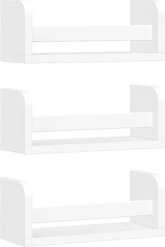 Miniatura 3 de RiverRidge Estantes flotantes pequeños de 10 pulgadas para montaje en pared (3) – Decoración versátil para guardería, sala de juegos, sala de estar