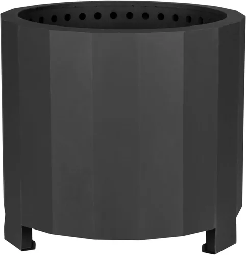 Miniatura 15 de Flash Furniture Titus - Chimenea de madera de grado comercial, sin humo, acabado de bronce, 19.5 pulgadas, portátil, cubierta impermeable
