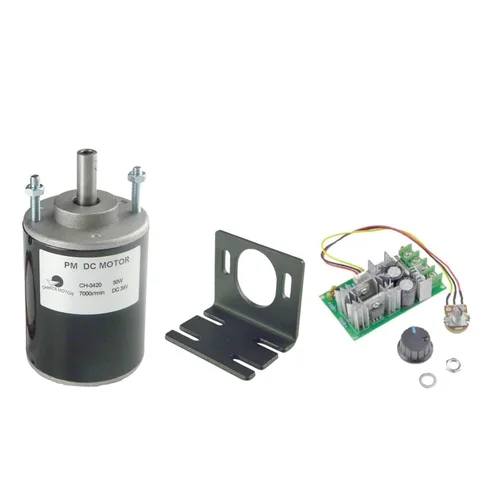 Miniatura 11 de CHANCS Motor de engranaje eléctrico de poco ruido del eje común del poder más elevado CH-3420 24V DC 7000RPM del alto esfuerzo de torsión