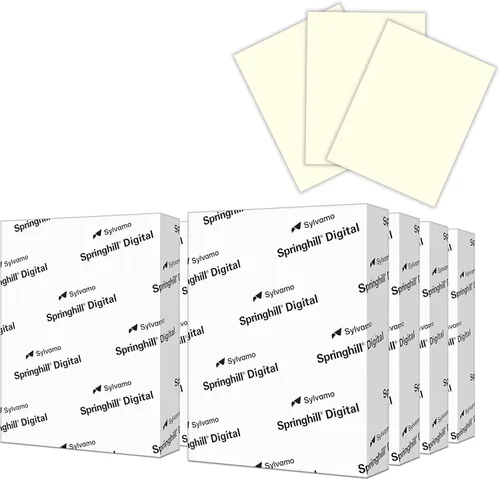 Miniatura 21 de Papel de cartulina Springhill de color azul Crema