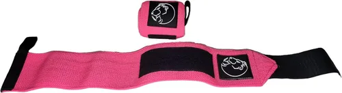 Miniatura 3 de Muñequeras prémium para levantamiento de pesas, BMG Premium de 18 pulgadas (par) con lazo para el pulgar, resistentes y cómodas