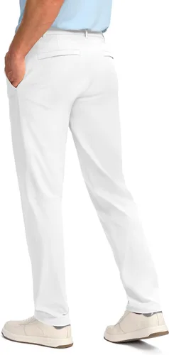Miniatura 2 de Obla Pantalones de golf para hombre, 303234 pulgadas, ajustados, elásticos, ligeros, con 5 bolsillos, pantalones casuales de trabajo para hombre