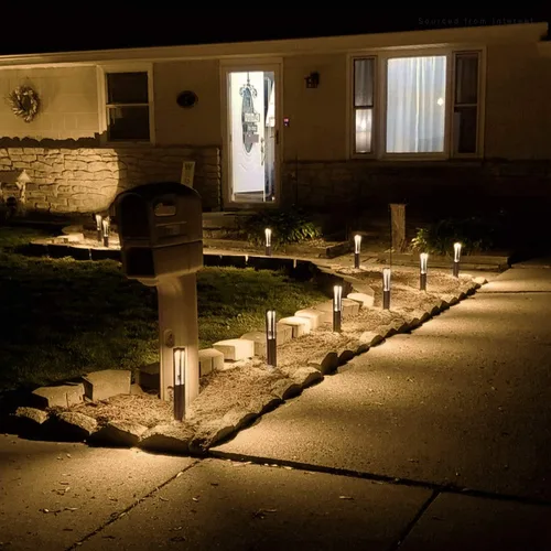 Miniatura 7 de LEONLITE Paquete de 12 luces de paisaje de bajo voltaje, efectos de iluminación únicos, luces LED de camino, 172 lúmenes, 3 W, 12-15 V CA/CC, IP65