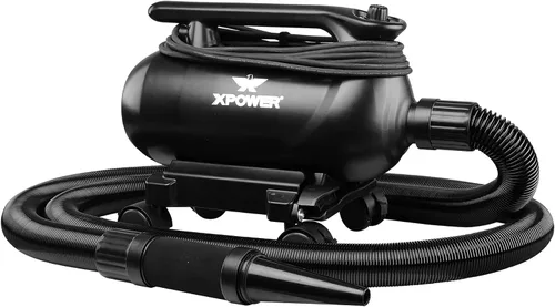 Miniatura 7 de XPOWER A-12 Ventilador profesional para secadora de coche con 2 ajustes de calor y base móvil con ruedas giratorias A-12