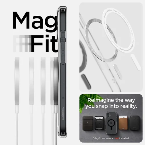 Miniatura 317 de Spigen Funda para iPhone 13 Mini, ultra híbrida MagFit [antiamarilleo] [compatible con Magsafe] - Transparente