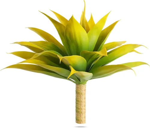 Miniatura 15 de Velener Plantas artificiales de agave falsas, Plantas suculentas falsas para decoración de habitaciones, tallos de plantas de agave sintético sin