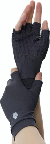 Miniatura 18 de Guantes sin dedos SPF para hombre y mujer, guantes de conducción unisex con protección solar UPF 50+ con gel de silicona