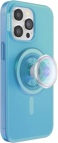 Miniatura 14 de PopSockets Funda para iPhone 15 Plus con agarre redondo compatible con MagSafe, funda para iPhone 15 Plus, compatible con carga inalámbrica - Aura
