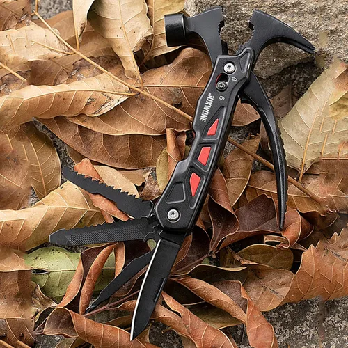 Miniatura 8 de Regalo único, Cuchillo de bolsillo Multiherramienta, Martillo 12 en 1, Cuchillo plegable, Equipo de supervivencia al aire libre, Multiherramienta