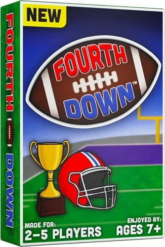 Fourth Down Juego de cartas de fútbol para niños y familias | Juego deportivo de ritmo rápido para niños de 8 a 12 años | Regalo de cumpleaños para