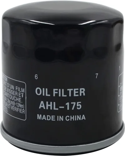 AHL Filtro de aceite para motocicletas Indian & Harley-Davidson, fibras sintéticas y acero, estilo clásico y vintage, 1 paquete, M16 x 1.5, ajuste